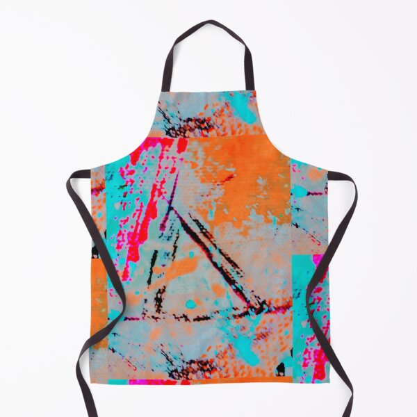 Item preview, Bright Neon Abstract Paint Splatter Triangle designed and sold by Grey Robinson.