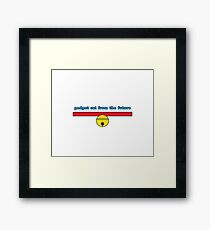 Gadget cat Framed Print