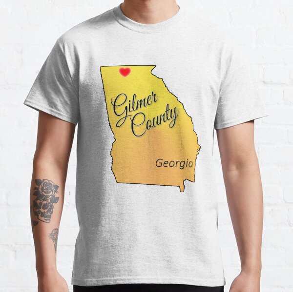 Gilmer County Georgia Heart Classic T-Shirt