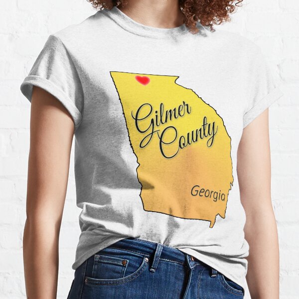 Gilmer County Georgia Heart Classic T-Shirt