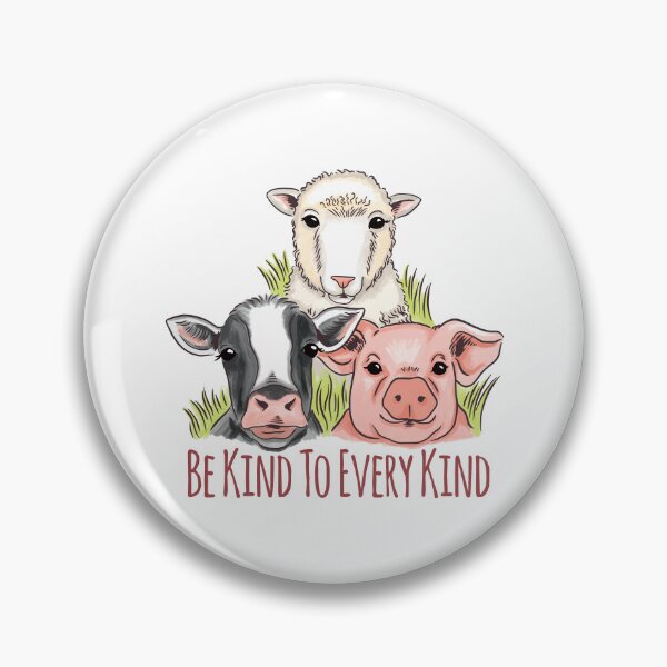 Artikelvorschau, Be Kind To Every Kind - Schaf, Kuh Und Schwein entworfen und verkauft von Shirtflyer.