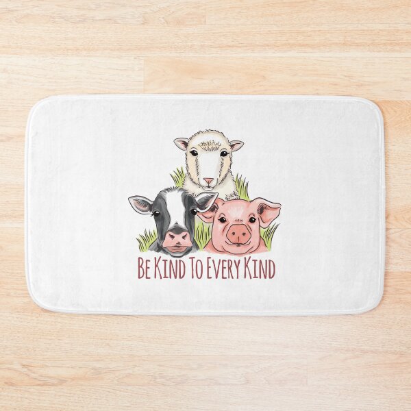 Artikelvorschau, Be Kind To Every Kind - Schaf, Kuh Und Schwein entworfen und verkauft von Shirtflyer.