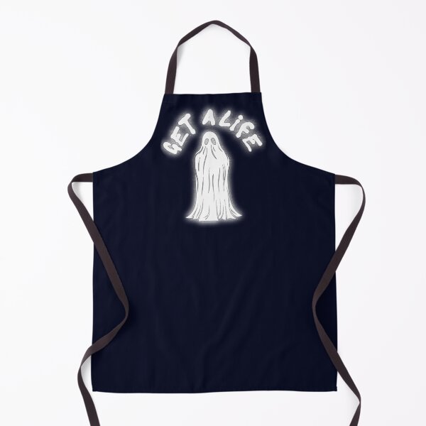 Item preview, Get a Life Ghost Funny Halloween Sarcasm Quote designed and sold by CRHPOD20.
