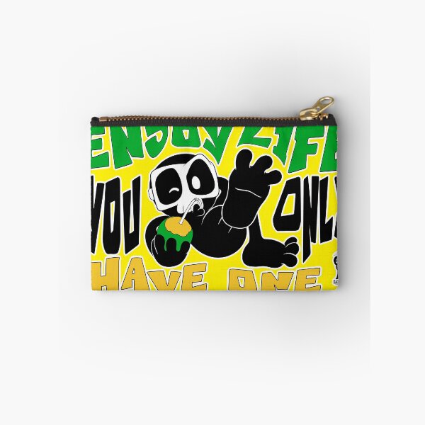 Item preview, Enjoy life you only have one phrase Death in Love of Life Cartoon designed and sold by Dakoraykoto.