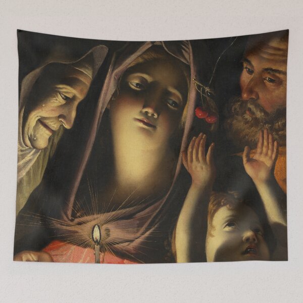 Item preview, Holy Family with Saint Anne | Jacques Bellange | 1616 Renaissance Gospel Biblical Art designed and sold by CJET.