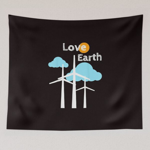 Item preview, Wind Turbine Love Earth designed and sold by phonein2584.