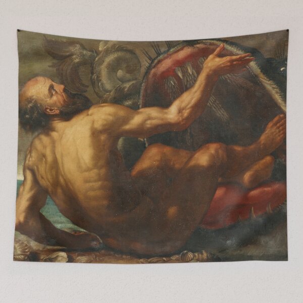 Item preview, Jonah and the Whale | Pietro Liberi | 1660 Renaissance Biblical Art designed and sold by CJET.