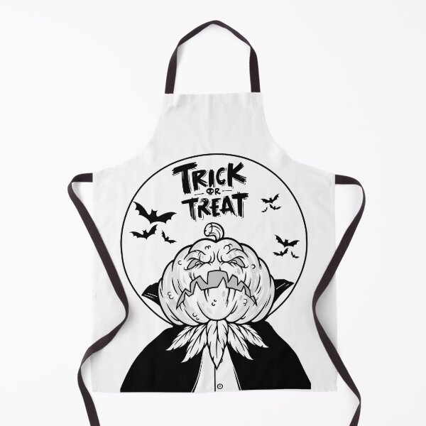 Item preview, Halloween Killer Pumpkin with Full Moon - White designed and sold by CreepyCurator.