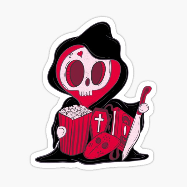 Wanna watch horror films? Sticker