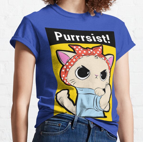 Purrrsist T Shirts for Sale Redbubble