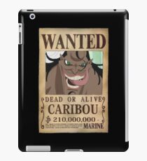 -ONE PIECE- Caribou Wanted iPad Case/Skin