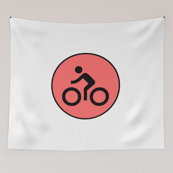 Item preview, Cyclist Bicycle Bike Rider - red designed and sold by Inspirationmotivation.