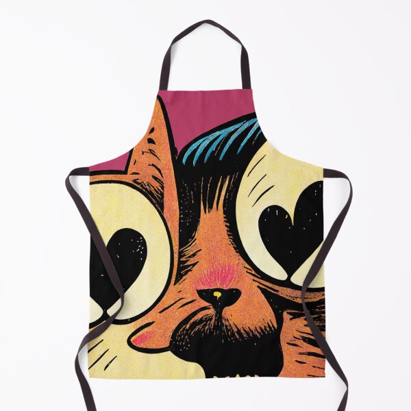 Item preview, Funny in Love Surreal Comic Style Cat designed and sold by RileyKyler.