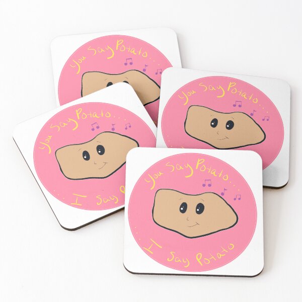 Item preview, You Say Potato Pink designed and sold by IndieBasket.