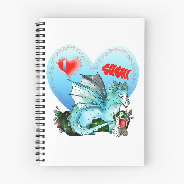 Item preview, dragon roll I love sushi heart designed and sold by CuisineCat.
