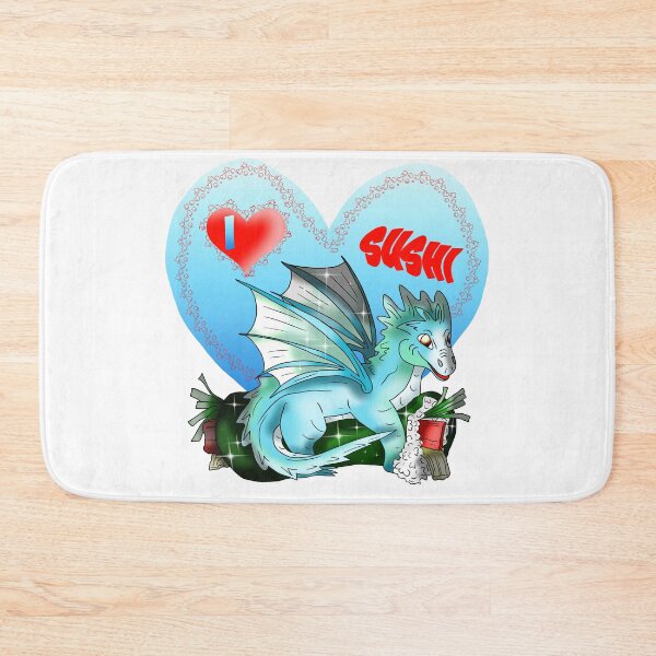 Item preview, dragon roll I love sushi heart designed and sold by CuisineCat.