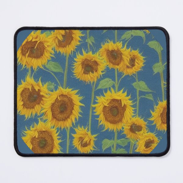 Item preview, Sunflower Wallpaper designed and sold by HenrietteDoodle.