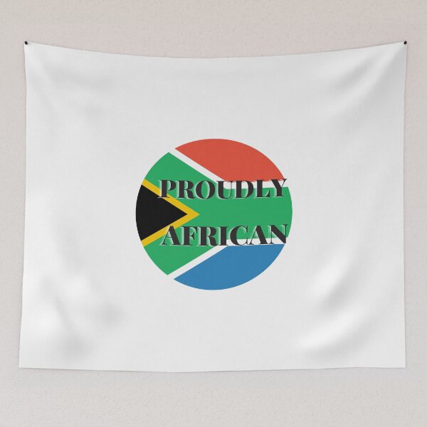 Item preview, South African flag- Proudly African designed and sold by AfricanProverbs.