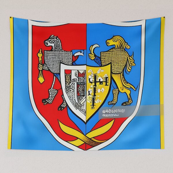 Item preview, Dog Coat of Arms designed and sold by IlluminatedPage.