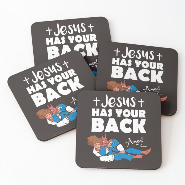 Item preview, Gospel MMA Brazilian Jiujitsu Cartoon BJJ Art designed and sold by MrEddie10.