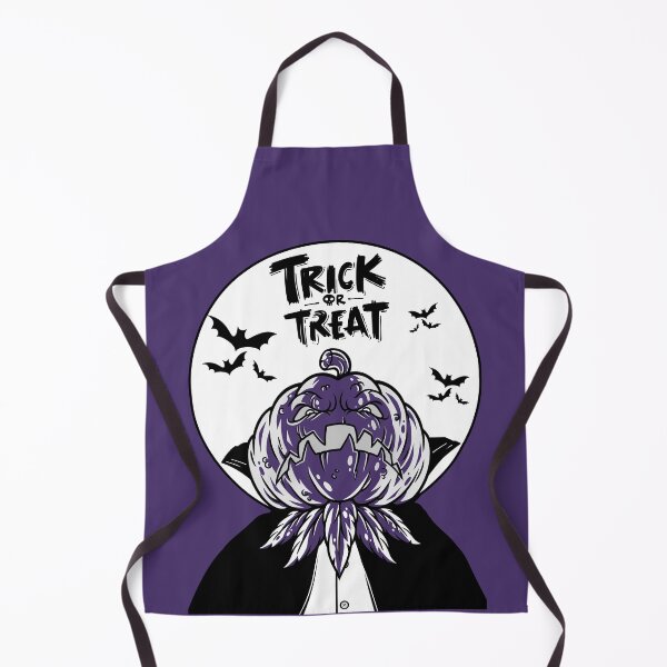 Item preview, Halloween Killer Pumpkin with Full Moon - Purple designed and sold by CreepyCurator.