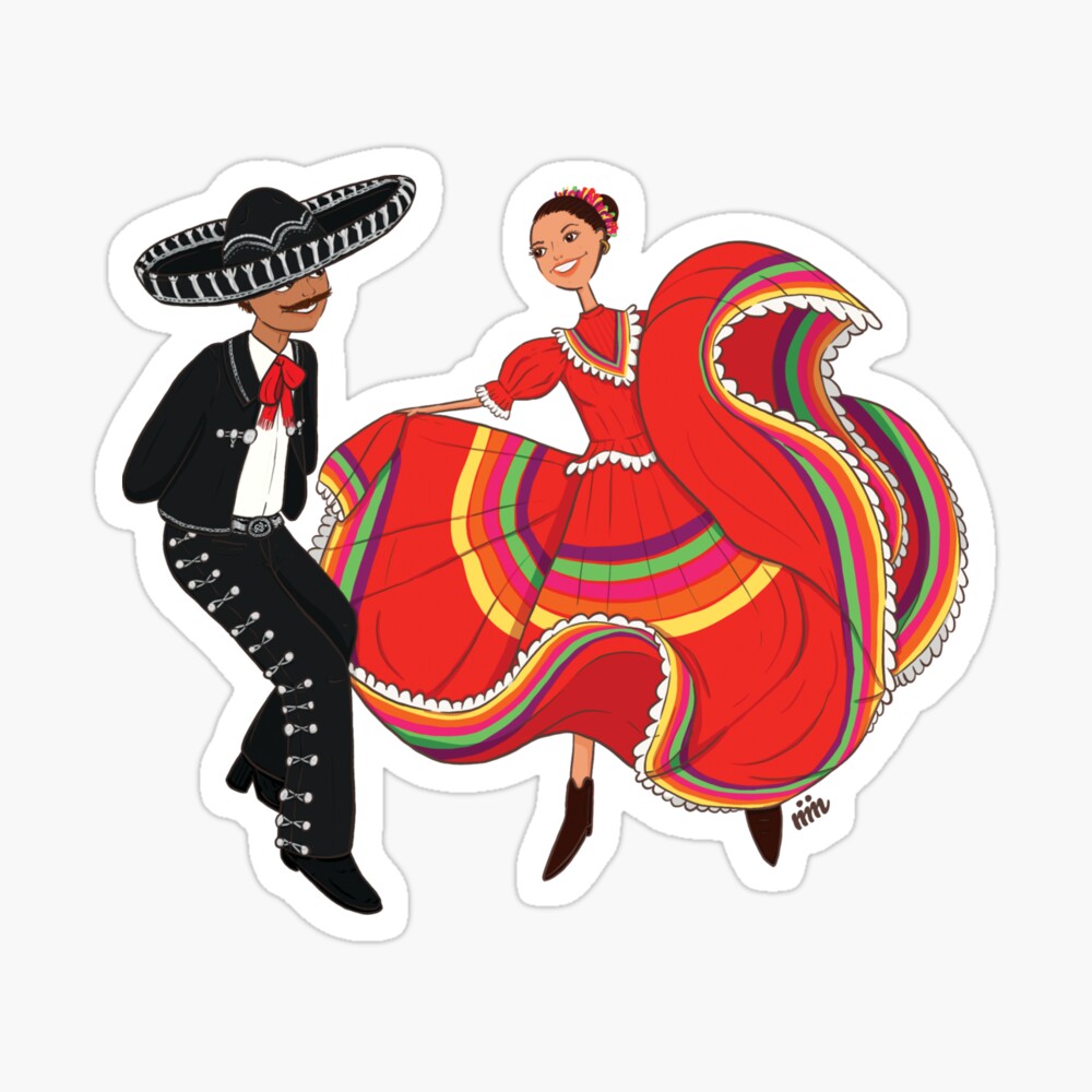 Póster for Sale con la obra «Danza Jarabe Tapatío» de miim-ilustra