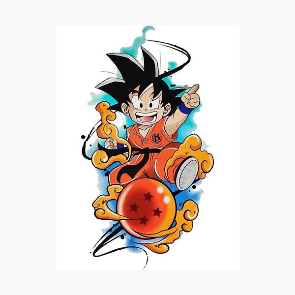 Aperçu de l'œuvre Enfant goku créée et vendue par Elizabeth5685.