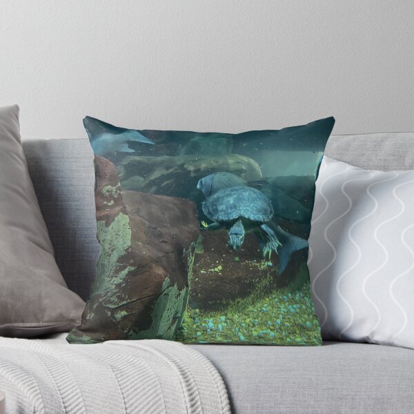 Item preview, Swimming Turtle Underwater at Tennessee Aquarium in Chattanooga  designed and sold by Silver Sky by Janet.