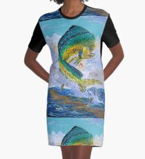 Mahi Hook Up Graphic T-Shirt Dress