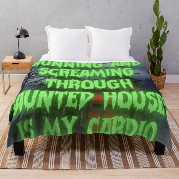 Item preview, Running and Screaming Through Haunted Houses is My Cardio designed and sold by Lezbo1986.