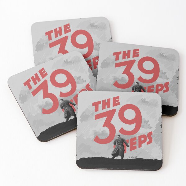 Item preview, The 39 Steps Illustration - Alfred Hitchcock designed and sold by burrotees.