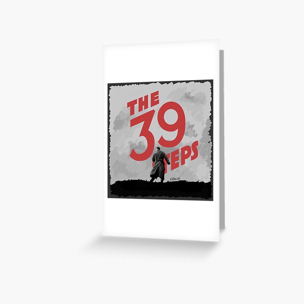 Item preview, The 39 Steps Illustration - Alfred Hitchcock designed and sold by burrotees.