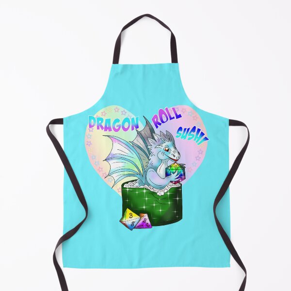 Item preview, baby dragon roll sushi with dnd dice designed and sold by CuisineCat.