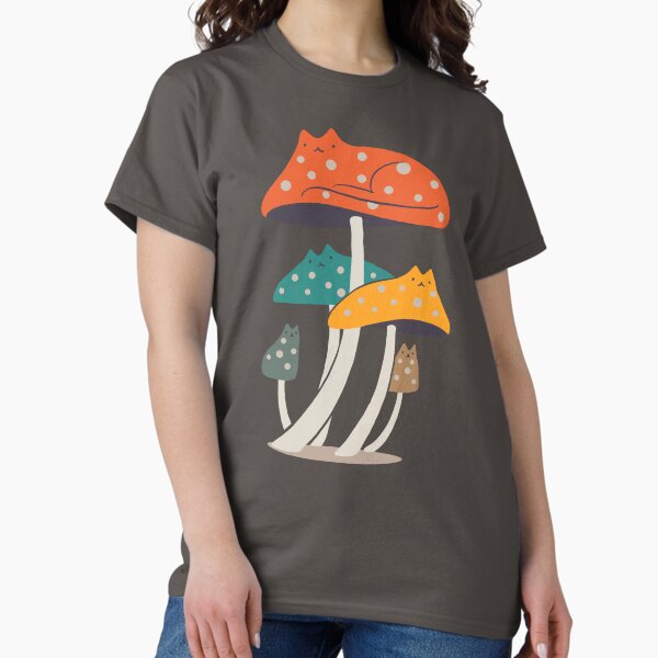 Aperçu de l'œuvre Chat et plante 47 Champignon-Miaou créée et vendue par ilovedoodle.