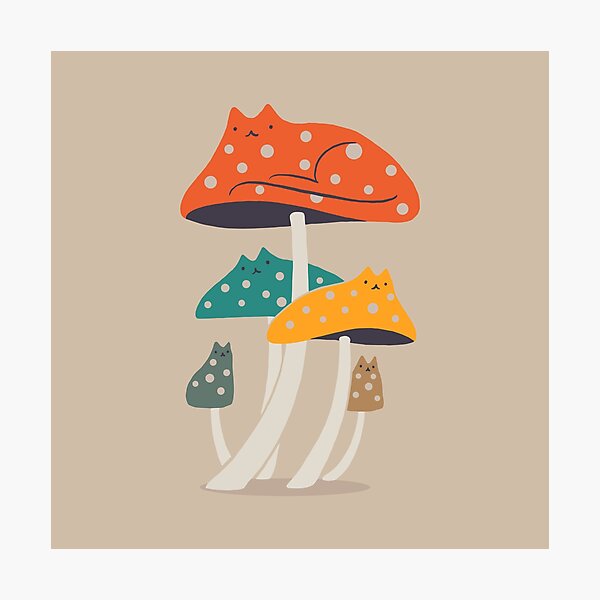 Item preview, Cat and Plant 47 Meowshroom designed and sold by ilovedoodle.