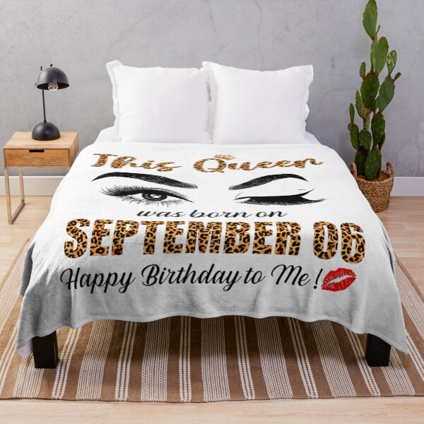 Item preview, This Queen Was Born In September 6 Happy Birthday To Me Premium designed and sold by teeminghearing4.