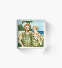 Honolulu, 1985 Acrylic Block