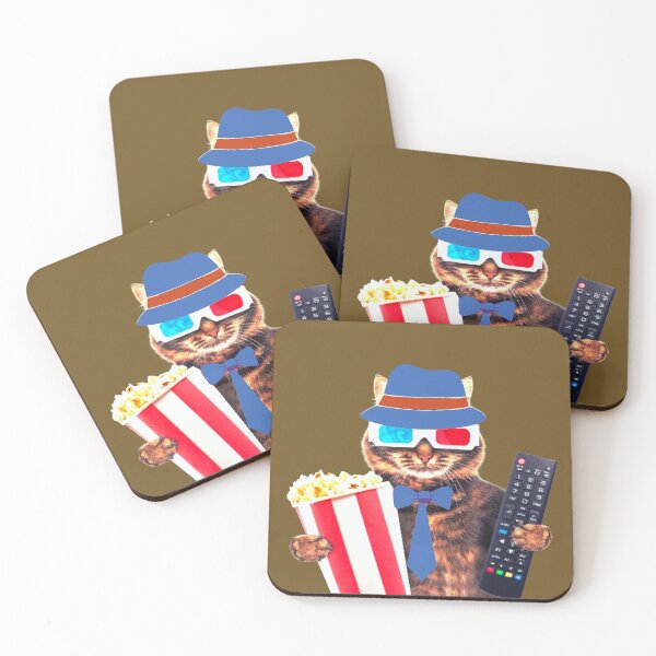 Item preview, Funny Cute Cat With Funky Glasses N2 designed and sold by iziskosmos.