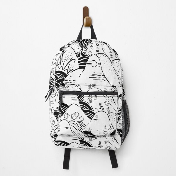 Item preview, Japanese Mountains (black) designed and sold by StudioHitsu.