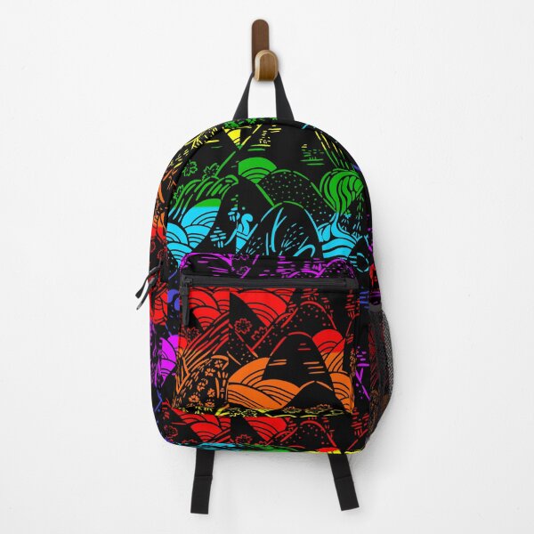Item preview, Japanese Mountains (rainbow) designed and sold by StudioHitsu.