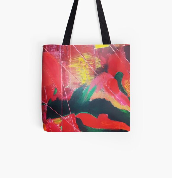 Fenêtre sur la campagne Tote bag doublé
