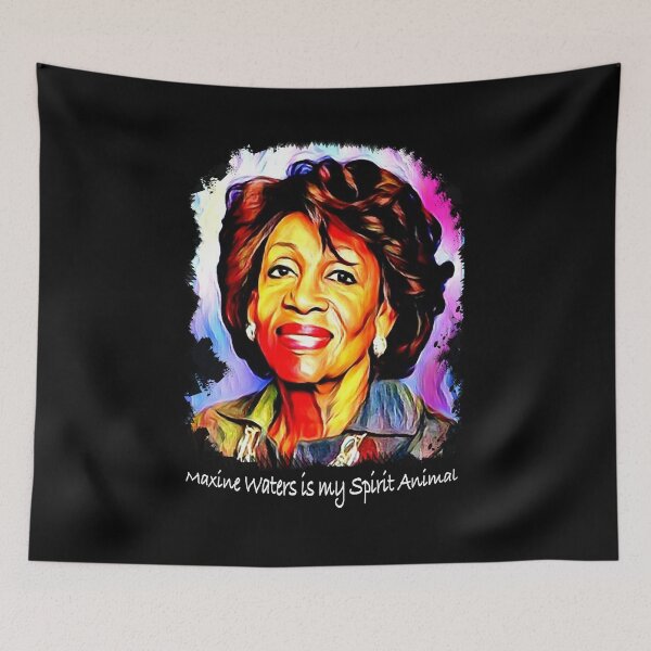 Item preview, Maxine Waters is my Spirit Animal - colorful portrait designed and sold by Indivisible.