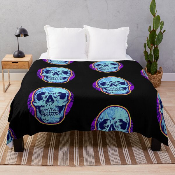 Item preview, Psychedelic Head Skull Bones Illustrations designed and sold by MYZAK HRM.