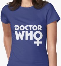 The Doctor is a Woman Women's Fitted T-Shirt