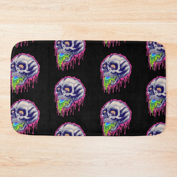 Item preview, Psychedelic Scary colorful stone Skull Melting Illustrations designed and sold by MYZAK HRM.