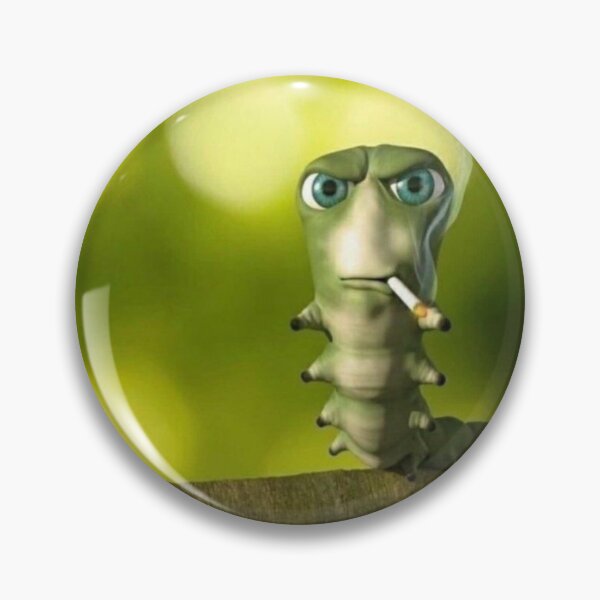 Item preview, Caterpillar smoking a cigarette  designed and sold by teaisfantastic.