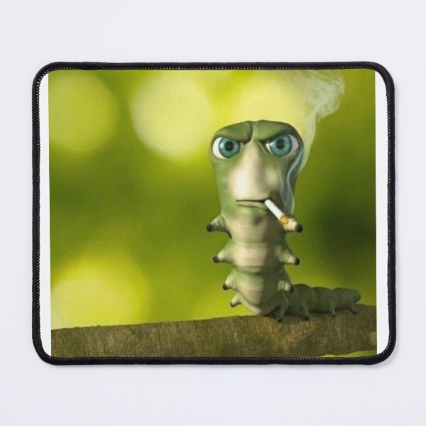 Item preview, Caterpillar smoking a cigarette  designed and sold by teaisfantastic.