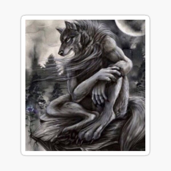 Item preview, Wolf man meme designed and sold by teaisfantastic.