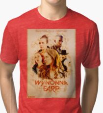 Wynonna Earp - Western Style Cast Poster Tri-blend T-Shirt