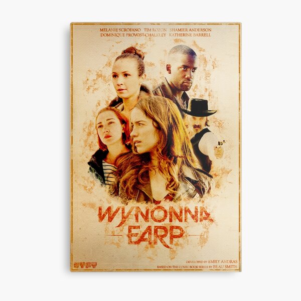 Wynonna Earp - Western Style Cast Poster Metal Print